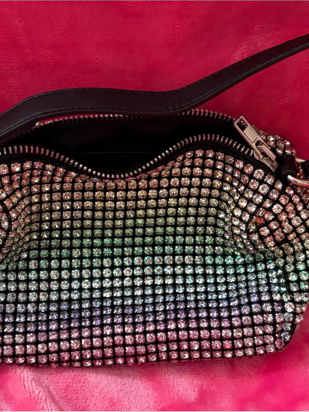 Free People Multicolor Crystal MiniBag - Pink, Green - Picture 3 of 9